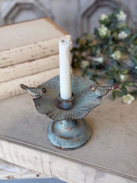 Hibiscus Taper Holder | 7.75" | NOT CURRENTLY IN STOCK-New For Spring 2027!