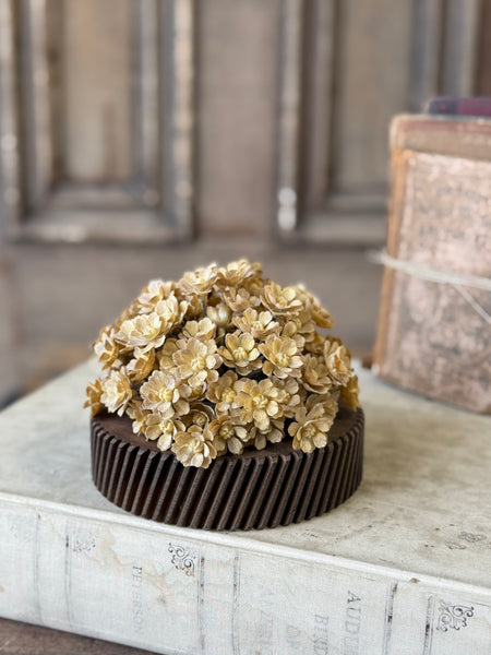 Flaxen Floret Half Sphere | 5" | NOT CURRENTLY IN STOCK-New For Holiday 2026!