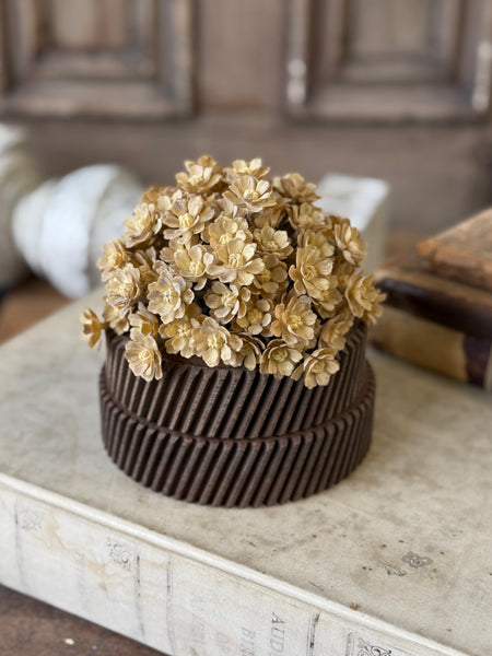 Flaxen Floret Half Sphere | 5" | NOT CURRENTLY IN STOCK-New For Holiday 2026!