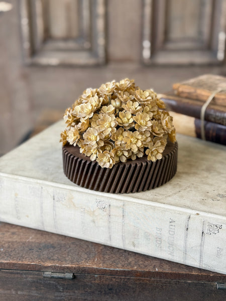 Flaxen Floret Half Sphere | 5" | NOT CURRENTLY IN STOCK-New For Holiday 2026!