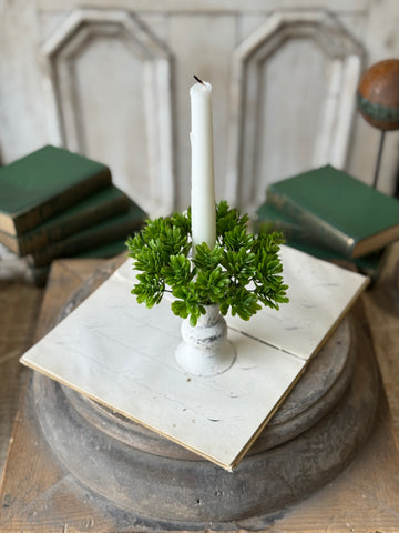 Cheerio Candle Ring | 4.5" | Tea Leaf | NOT CURRENTLY IN STOCK-New For Spring 2027!