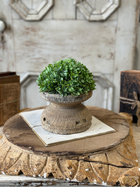 Santal Leaves Half Sphere | 6" | NOT CURRENTLY IN STOCK-New For Spring 2027!