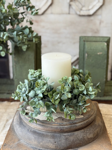 Endeavor Eucalyptus Candle Ring | 11" | NOT CURRENTLY IN STOCK-New For Spring 2027!