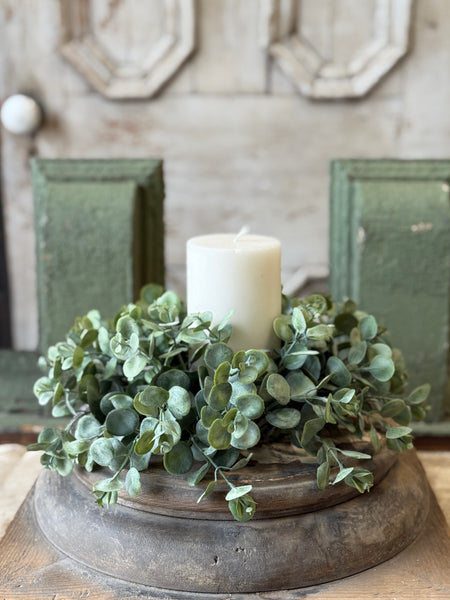 Endeavor Eucalyptus Candle Ring | 11" | NOT CURRENTLY IN STOCK-New For Spring 2027!