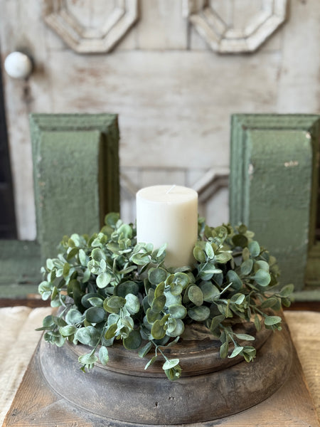 Endeavor Eucalyptus Candle Ring | 11" | NOT CURRENTLY IN STOCK-New For Spring 2027!