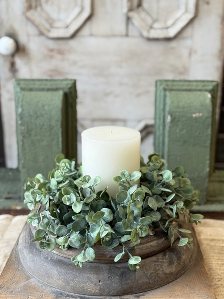Endeavor Eucalyptus Candle Ring | 11" | NOT CURRENTLY IN STOCK-New For Spring 2027!