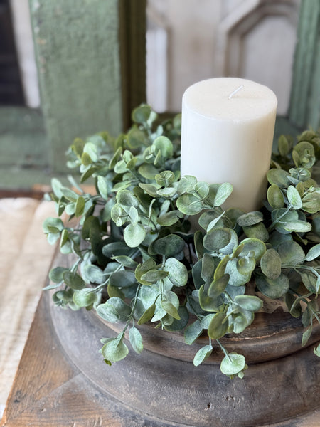 Endeavor Eucalyptus Candle Ring | 11" | NOT CURRENTLY IN STOCK-New For Spring 2027!