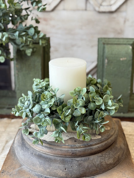 Endeavor Eucalyptus Candle Ring | 11" | NOT CURRENTLY IN STOCK-New For Spring 2027!