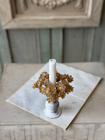 Farrah Floret Candle Ring | 4" | Drift | NOT CURRENTLY IN STOCK-New For Spring 2027!