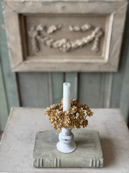 Farrah Floret Candle Ring | 4" | Drift | NOT CURRENTLY IN STOCK-New For Spring 2027!