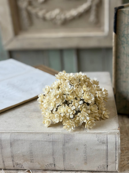 Farrah Floret Half Sphere | 5" | Flax | NOT CURRENTLY IN STOCK-New For Spring 2027!