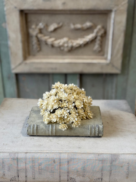 Farrah Floret Half Sphere | 5" | Flax | NOT CURRENTLY IN STOCK-New For Spring 2027!
