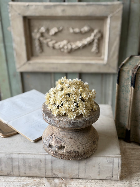 Farrah Floret Half Sphere | 5" | Flax | NOT CURRENTLY IN STOCK-New For Spring 2027!