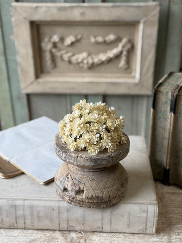 Farrah Floret Half Sphere | 5" | Flax | NOT CURRENTLY IN STOCK-New For Spring 2027!