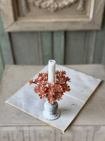 Farrah Floret Candle Ring | 4" | Dusty | NOT CURRENTLY IN STOCK-New For Spring 2027!