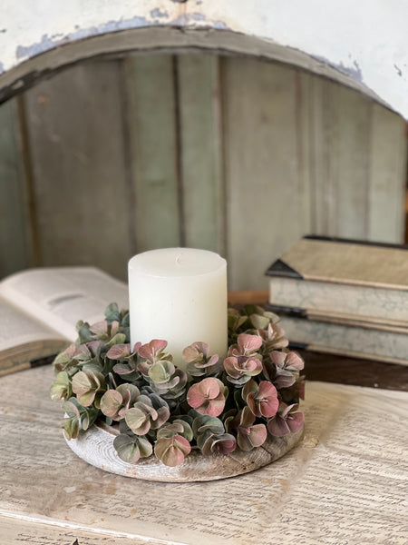 Carlyle Leaves Candle Ring | 4"