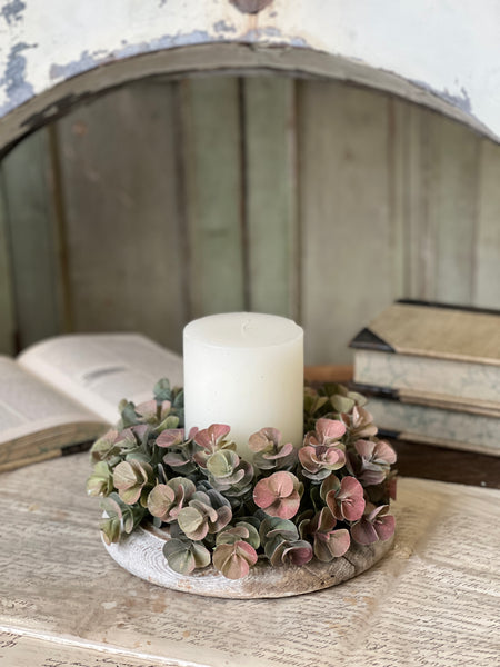 Carlyle Leaves Candle Ring | 4"