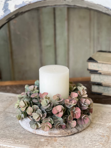 Carlyle Leaves Candle Ring | 4"