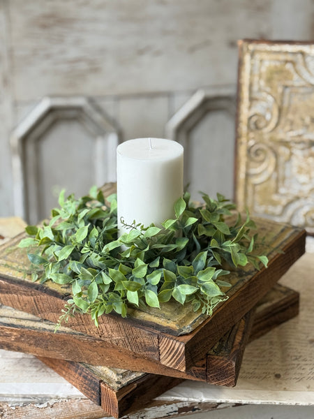 Stratford Fronds Candle Ring | 10" | NOT CURRENTLY IN STOCK-New For Spring 2027!
