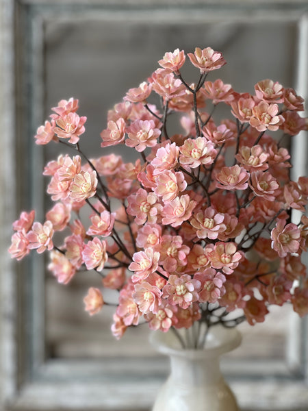 Skyler Flower Bush | 15" | Pink | NOT CURRENTLY IN STOCK-New For Spring 2026!