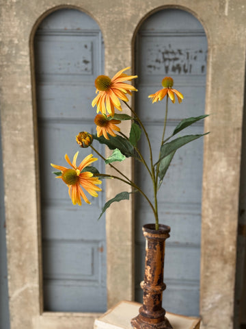 Coneflower Spray | 26" | Sunshine | NOT CURRENTLY IN STOCK-New For Spring 2027!