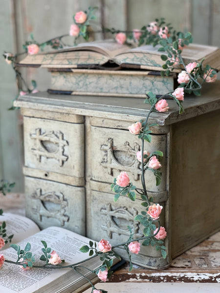 Calloway Rose Garland | 6' | Pink | NOT CURRENTLY IN STOCK-New For Spring 2026!