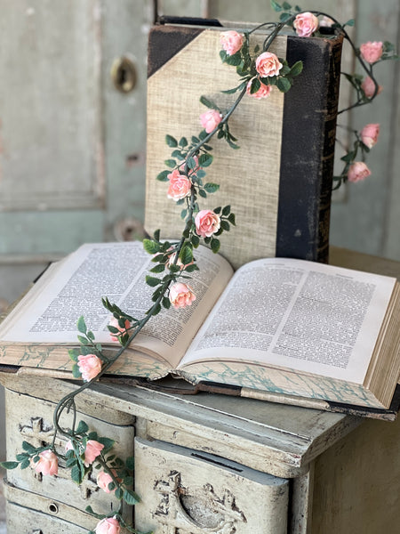 Calloway Rose Garland | 6' | Pink | NOT CURRENTLY IN STOCK-New For Spring 2026!