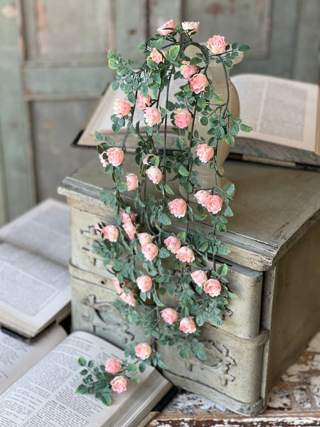 Calloway Rose Hanging | 26.5" | Pink | NOT CURRENTLY IN STOCK-New For Spring 2026!