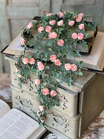 Calloway Rose Hanging | 26.5" | Pink | NOT CURRENTLY IN STOCK-New For Spring 2026!