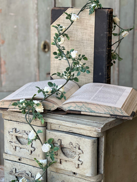 Calloway Rose Garland | 6' | Cream | NOT CURRENTLY IN STOCK-New For Spring 2026!