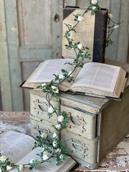 Calloway Rose Garland | 6' | Cream | NOT CURRENTLY IN STOCK-New For Spring 2026!