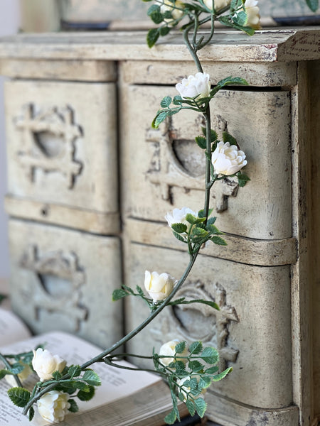 Calloway Rose Garland | 6' | Cream | NOT CURRENTLY IN STOCK-New For Spring 2026!