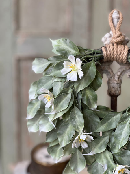Idle Hour Wreath | 10.5" | White | NOT CURRENTLY IN STOCK-New For Spring 2026!