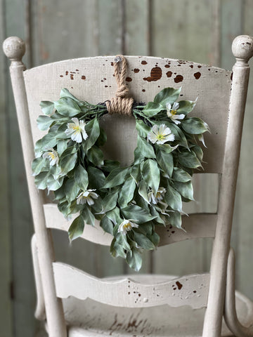 Idle Hour Wreath | 10.5" | White | NOT CURRENTLY IN STOCK-New For Spring 2026!