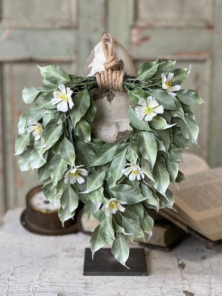 Idle Hour Wreath | 10.5" | White | NOT CURRENTLY IN STOCK-New For Spring 2026!