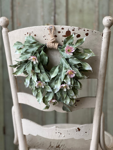 Idle Hour Wreath | 10.5" | Pink | NOT CURRENTLY IN STOCK-New For Spring 2026!