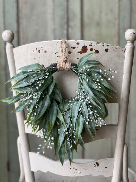 Hourglass Greens Wreath | 11" | NOT CURRENTLY IN STOCK-New For Spring 2026!