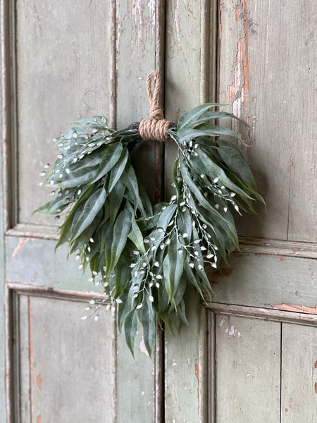 Hourglass Greens Wreath | 11" | NOT CURRENTLY IN STOCK-New For Spring 2026!