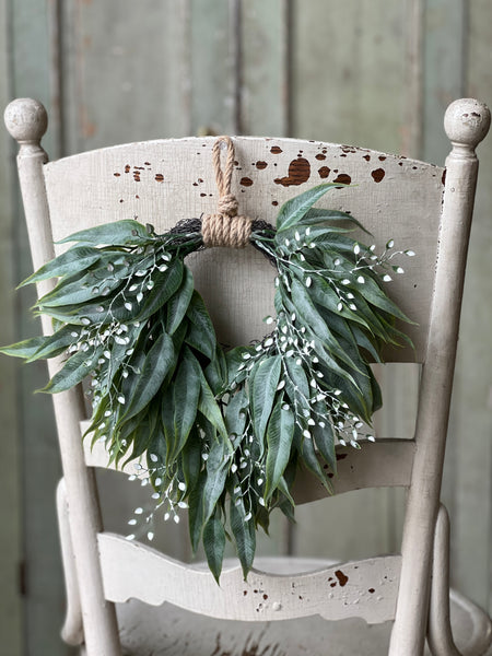 Hourglass Greens Wreath | 11" | NOT CURRENTLY IN STOCK-New For Spring 2026!
