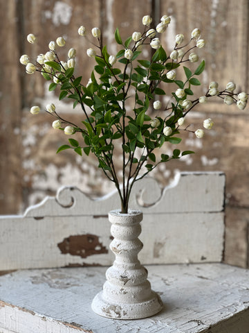 Billows Buds Bush | 15.5" | Cream | NOT CURRENTLY IN STOCK-New For Spring 2026!