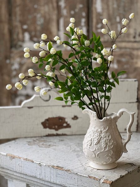 Billows Buds Bush | 15.5" | Cream | NOT CURRENTLY IN STOCK-New For Spring 2026!