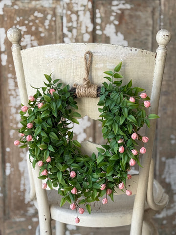 Billow Buds Hanging Wreath | Pink | 13.5" | NOT CURRENTLY IN STOCK-New For Spring 2027!