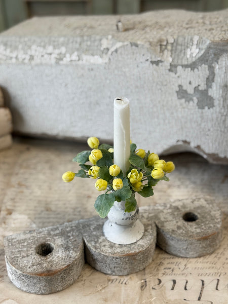 Sweetwild Candle Ring | 4" | Yellow | NOT CURRENTLY IN STOCK-New For Spring 2027!