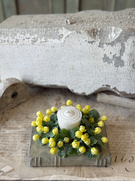 Sweetwild Candle Ring | 6" | Yellow | NOT CURRENTLY IN STOCK-New For Spring 2027!