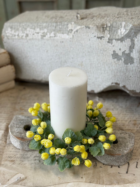 Sweetwild Candle Ring | 8" | Yellow | NOT CURRENTLY IN STOCK-New For Spring 2027!