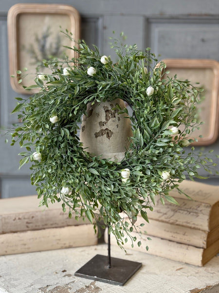 Avalon Florets Candle Ring | 11" | Cream | NOT CURRENTLY IN STOCK-New For Spring 2027!
