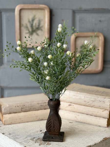 Avalon Florets Bush | 18" | Cream | NOT CURRENTLY IN STOCK-New For Spring 2027!