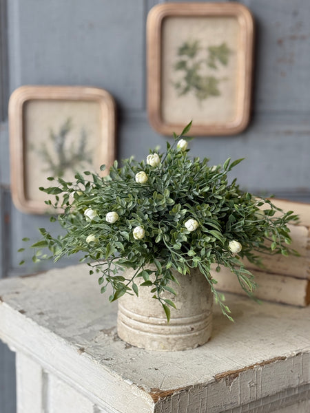 Avalon Florets Half Sphere | 12" | Cream | NOT CURRENTLY IN STOCK-New For Spring 2027!