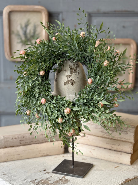 Avalon Florets Candle Ring | 11" | Pink | NOT CURRENTLY IN STOCK-New For Spring 2027!