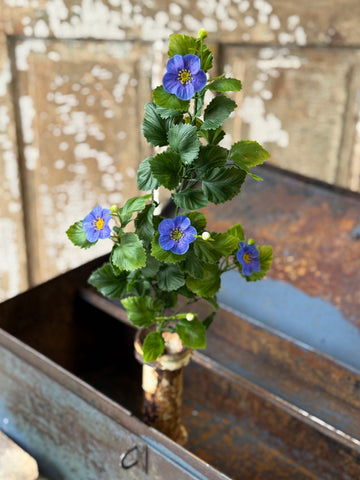 Glory Bloom Spray | 25" | Blue | NOT CURRENTLY IN STOCK-New For Spring 2027!